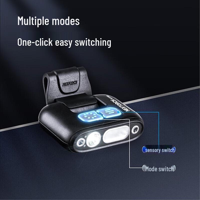 Nextorch UT31 Rechargeable Red/Blue Signal Shoulder Light