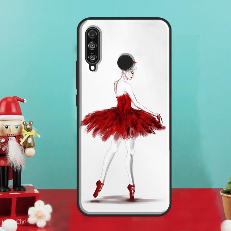 Чехол для Huawei Nova 7i 8i 11i 12i 12s 9 10 SE Y90 Y60 Y70 Y72 Y61 Y91 P30 P40 Lite P60 Pro с изображением балерины