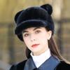 Mink Fur Hat Women's Winter Thickened Cute Cat Ear Hat Fashion Foreign Winter Cap