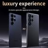 Роскошный кожаный чехол для телефона Samsung Galaxy S25 S24 Ultra S25+ S24+ S22 S23 Plus с гальваническими краями и защитной крышкой для камеры