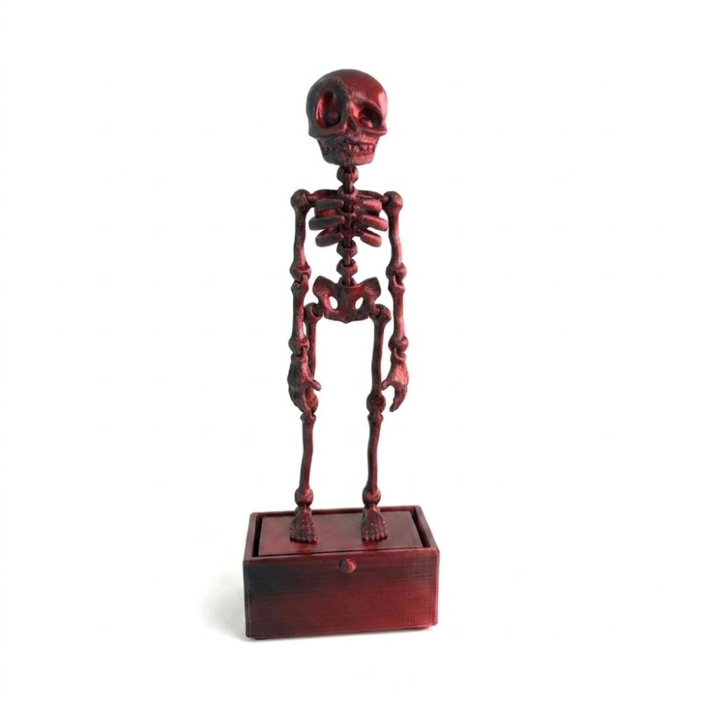Glow in Dark Dancing Skeleton Aquarium Bubbler Movable Skeleton Fish Tank Bubbler Aquatic Products