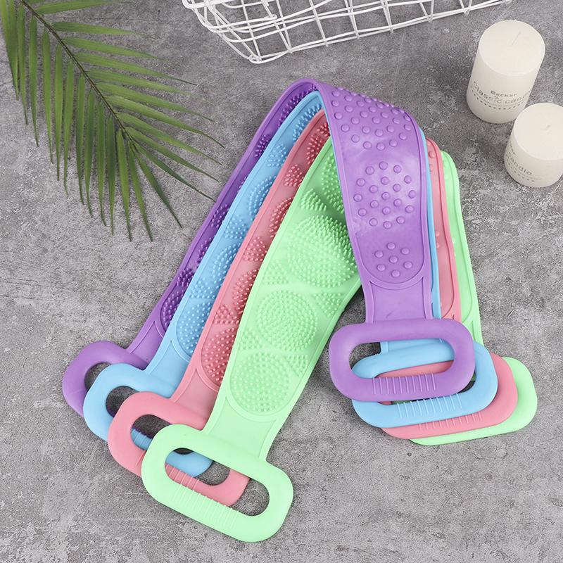 Magic Silicone Brushes Bath Towels Rubbing Back Mud Peeling Body Massage Shower