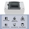 DC Circuit Breaker Box IP66 Rain Proof Plastic Outdoor Distribution Junction Box for MCCB Solar Battery Switch