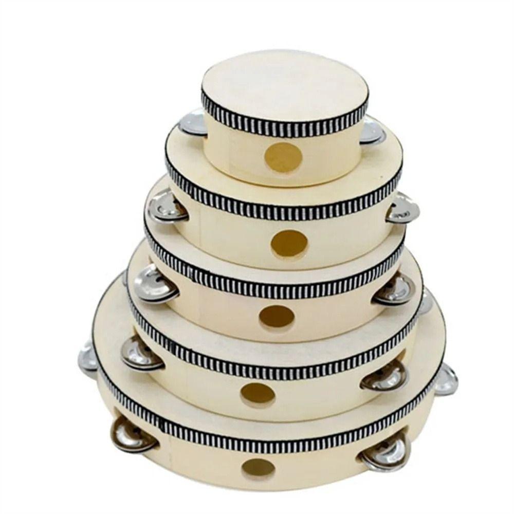 4/6/8/10 дюймов Ручной барабан Перкуссия Детский барабан Детские игрушки Тамбурин Танцы Концерты