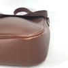 HERMES Christie Rhone bag flap Shoulder Bag Leather Brown/SilverHardware