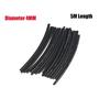 Combination Black Color Tubing Wire Heat Shrink Tube Electrical Cable Tubes Wrap Sleeve Assorted