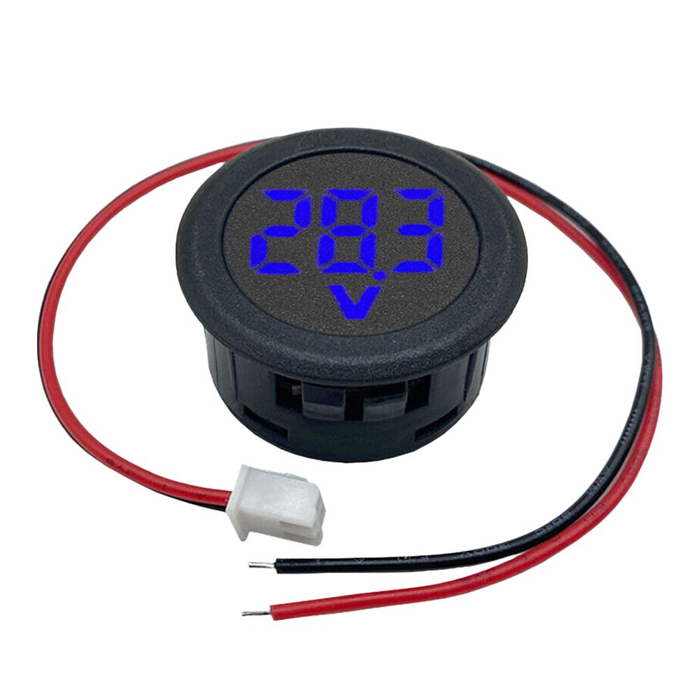 DC 4-100V Car Voltage Current Meter LED Digital Display Volt Detector Tester Two-wire Mini Voltmeter Multimeter Panel
