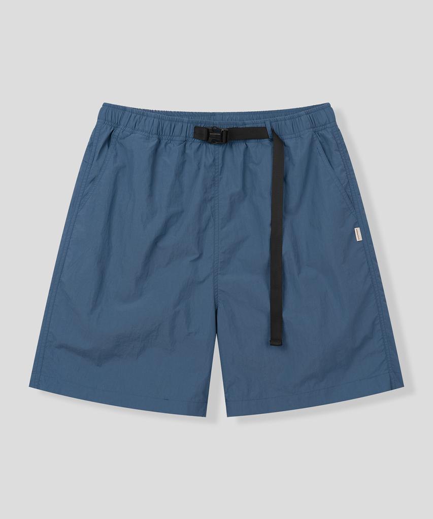 BLACK MOMENT Pure Shorts Classic Ultra-Light Nylon Wide Elastic Shorts [Blue]