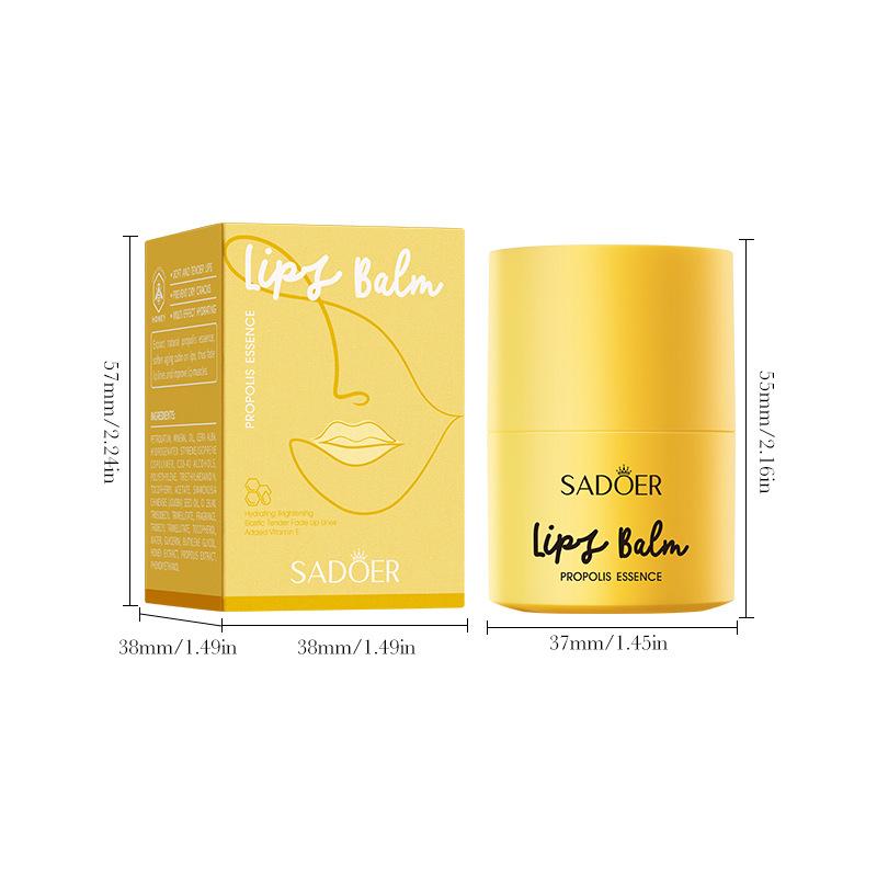 Бальзам для губ SADOER Propolis Vitamin E Essence Увлажняет и увлажняет Осенний и зимний бальзам для губ
