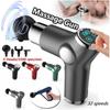 New LCD Touch Screen Massage Gun Mini 32 Speed Deep Tissue Percussion Muscle Massage Fascia Gun Pain Relief and Neck Vibrator Fitness