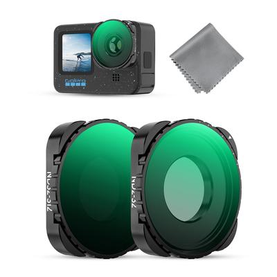Концептуальный набор переменных ND-фильтров для GoPro Высокая светопропускаемость Нанопокрытие Водонепроницаемая конструкция для длительной съемки K&F ND2-32+ND32-512 13/12/11/10/9
