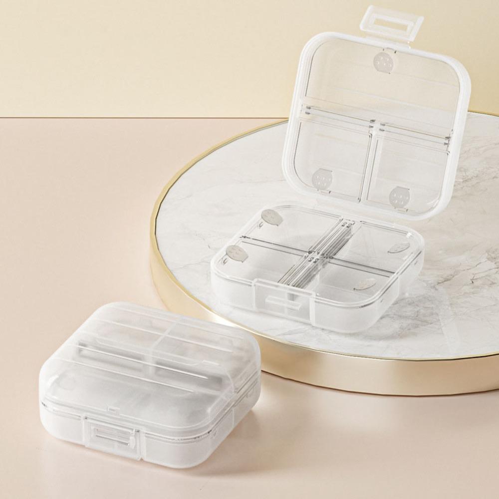 Portable Jewelry Box Mini Storage Box Durable Pill Case Earrings