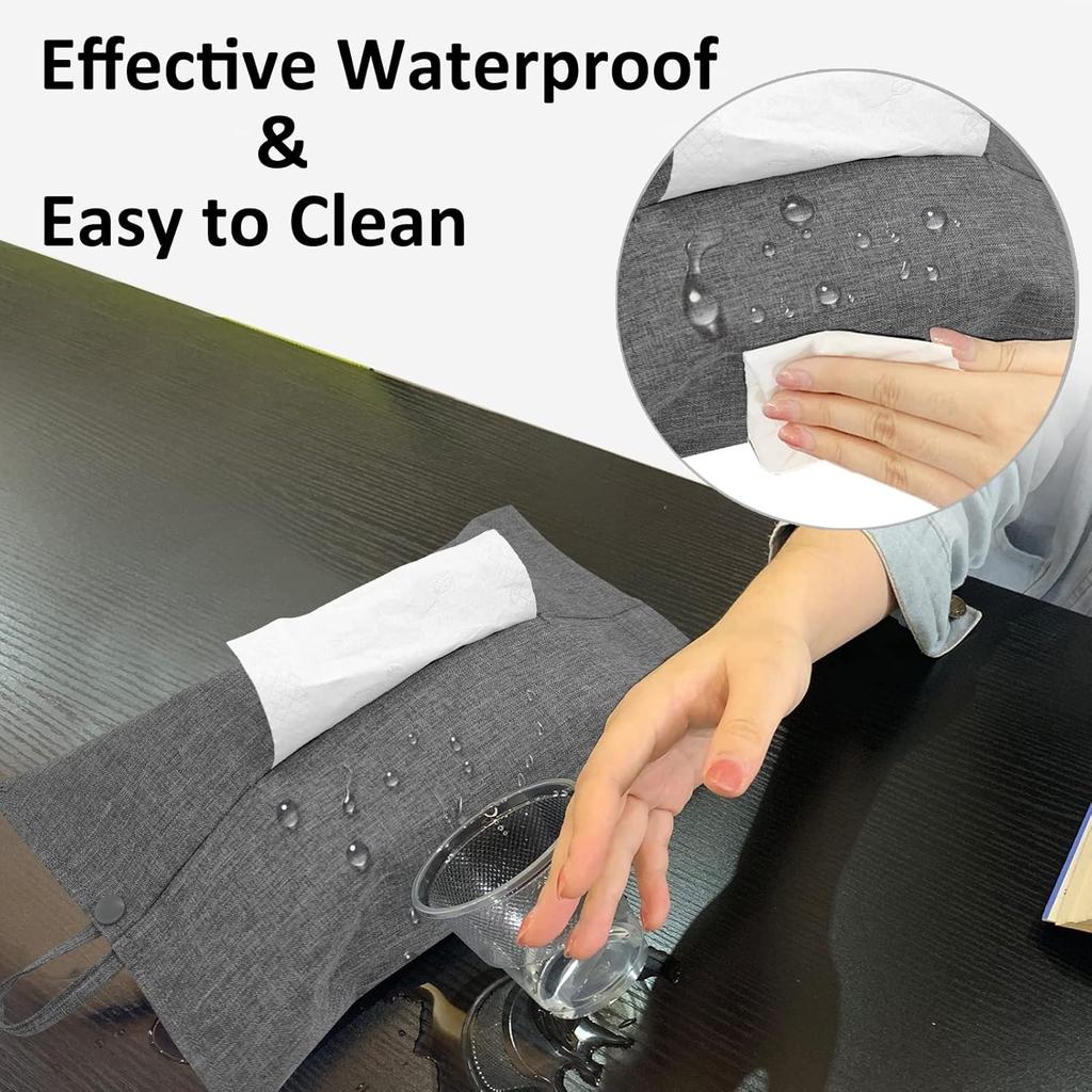 kakaforsa Toilet Paper Holder Reble Tissue Holder Travel Tissue Holder Wall Hanging Tissue Box Cover Toilet Paper Storage Rectangle Napkin Holder