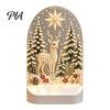 Desktop Display Decorations Christmas Pearl Light Ornaments for Holiday Home Decor, Acrylic LED Decorative Durable Decor Lamp with Soft