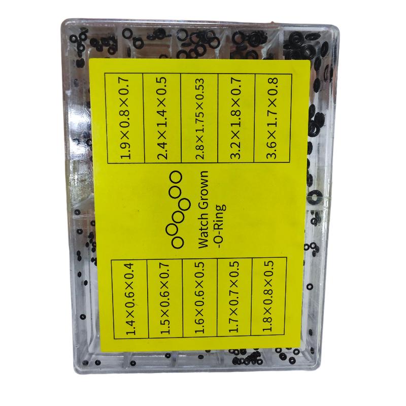 1 Set Watch Crown Gaskets Watch Repair Tools Mini Rubber Washer O-Ring Watch Crown Waterproof Watches Seals Watchmaker Tool