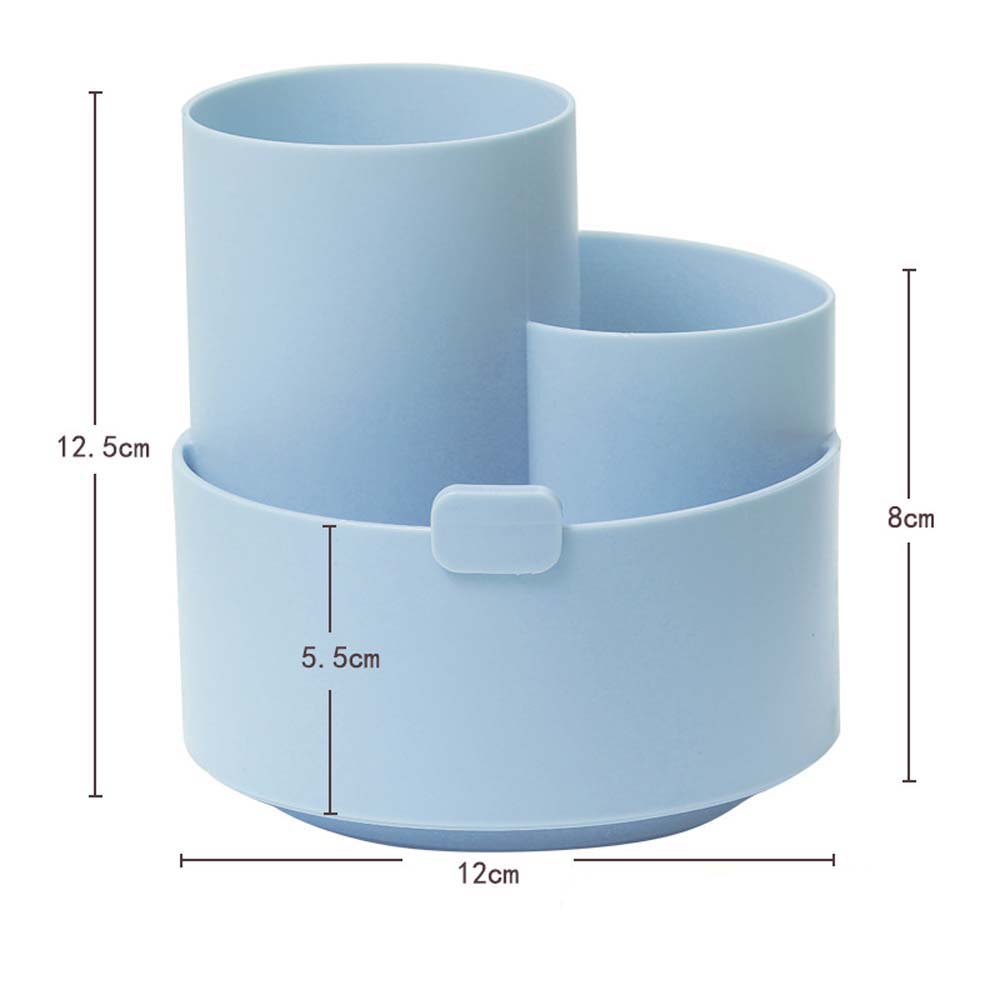 Матовый держатель для ручек, простой, многофункциональный, вращающийся, большой емкости, для студентов, для офиса, дорогой ящик для хранения, держатель для ручек