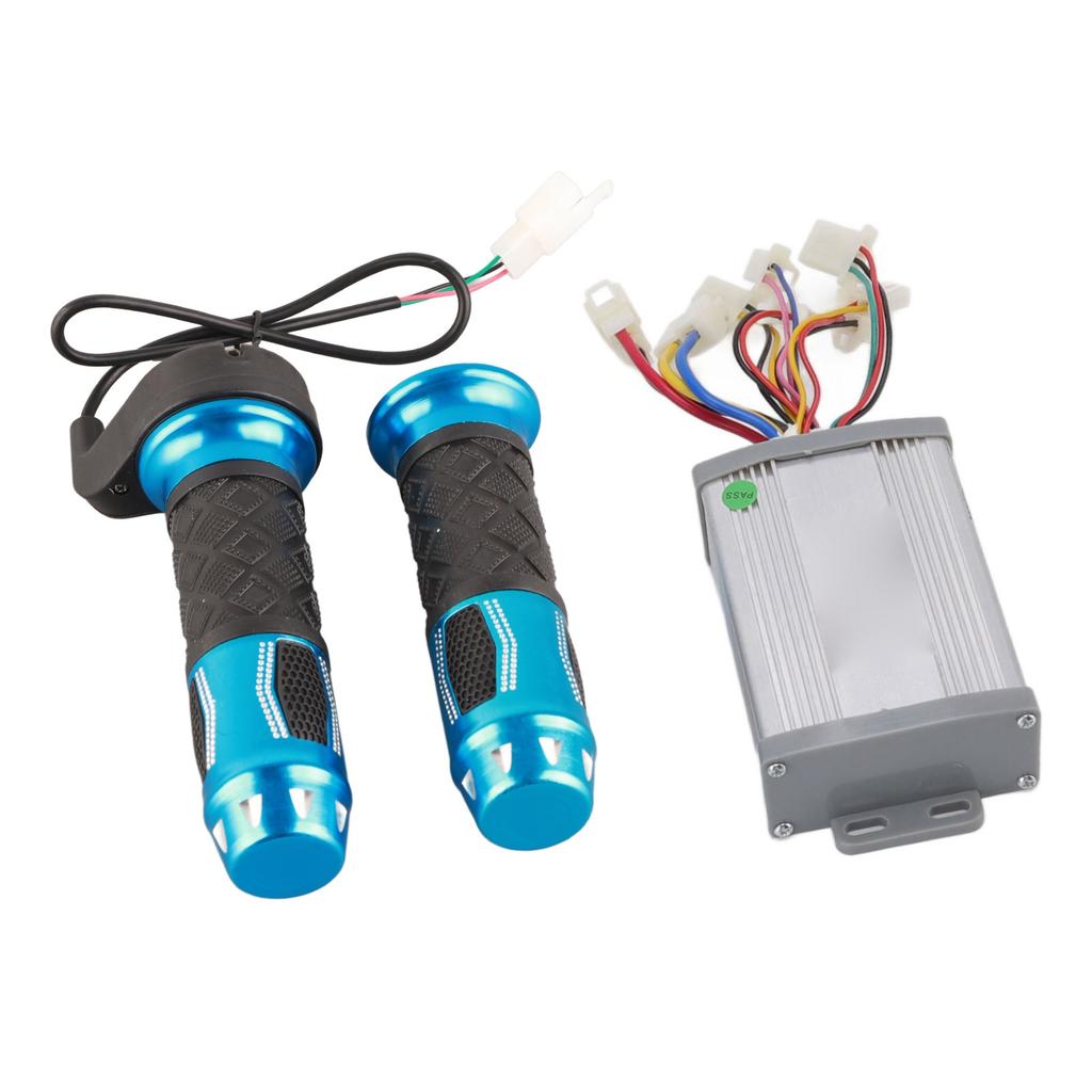 24V 800W Brush Motor Speed Controller with Throttle Grip for Scooter Electric Tricycle Bike