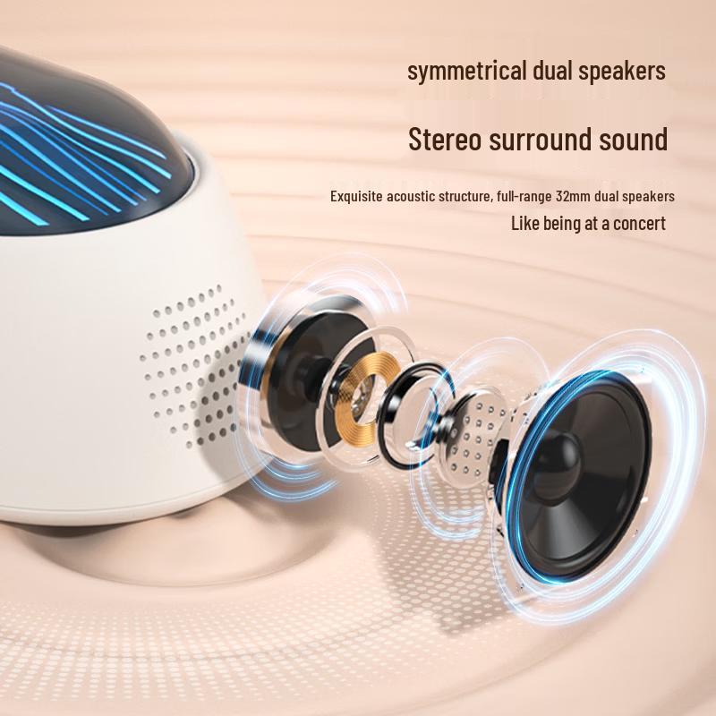 Newman PBS003 Wireless Bluetooth Speaker with White Noise & Alarm Clock