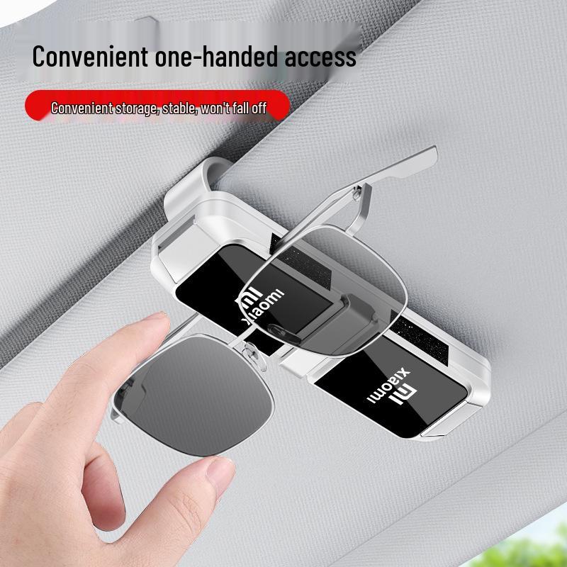 Xiaomi SU7 Car Glasses Clip and Sun Visor Holder for Sunglasses