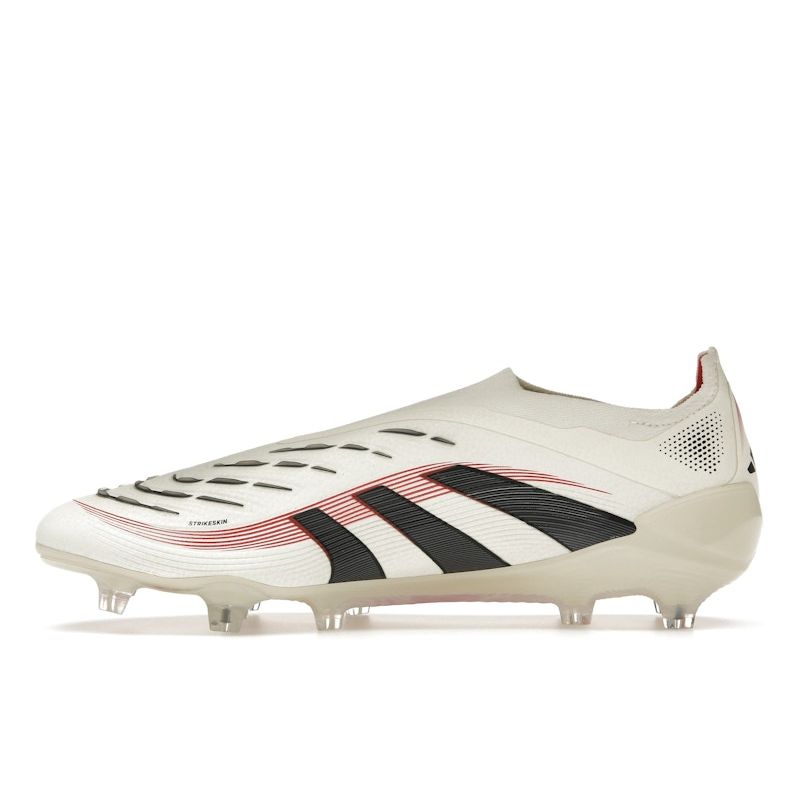 Adidas Кроссовки Predator Elite Laceless FG Goal Hunter Pack Unisex, кремовые, с оттенком белого, с черным ID3872