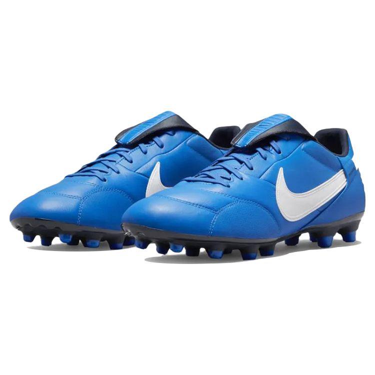 Nike Premier 3 FG Signal Blue Мужские кроссовки Obsidian White AT5889-414