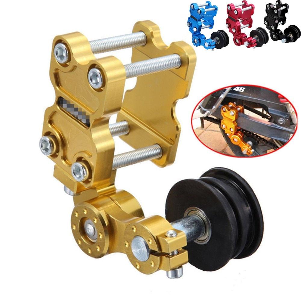 Portable Motorcycle Aluminum Adjuster Chain Tensioner Bolt On Roller Tool