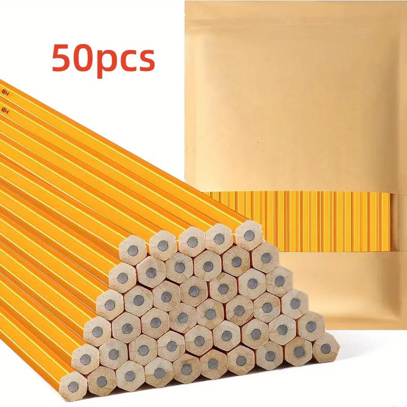 50/100/150 шт. деревянные графитовые карандаши HB, профессиональные карандаши для рисования, дневника, письма для школы