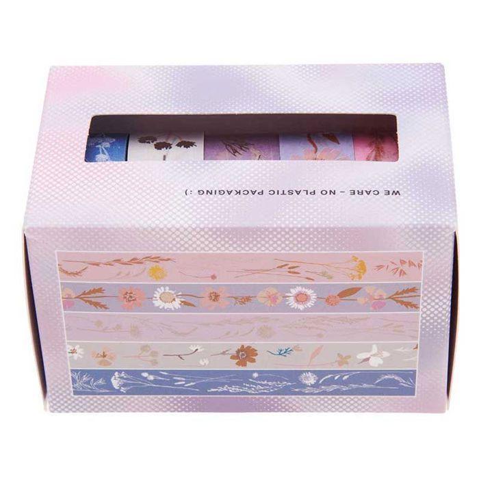 5 masking tapes 1,5 cm x 10 m - Flou pastel