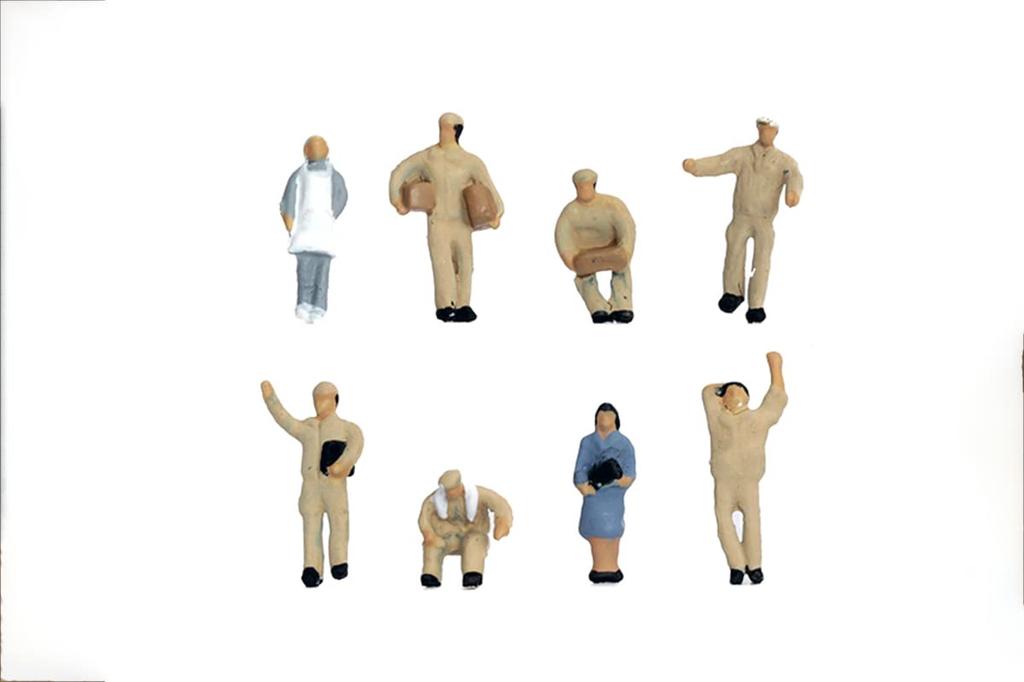 Scenery Collection The Humans 138 Factory People Diorama Supplies 323990