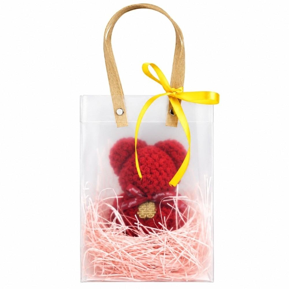 Red Small Bear Gift Pineapple Pattern Wedding Supplies Pineapple Towel Wedding Return Gifts