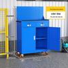 Heavy-Duty Multifunctional Tool Cart with Drawers for Workshop Storage