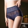 Women Lace High Waist Panties Sexy Mesh Girdle Waist Underwear Quality Plus Size Butt Lifter Knickers Tummy Slim Control Briefs