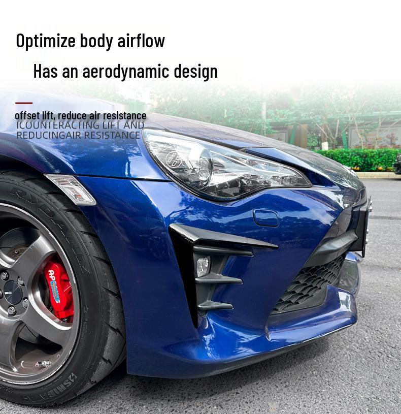 Наклейка на передний воздухозаборник-крыло для Toyota 86/GT86 2017-2020
