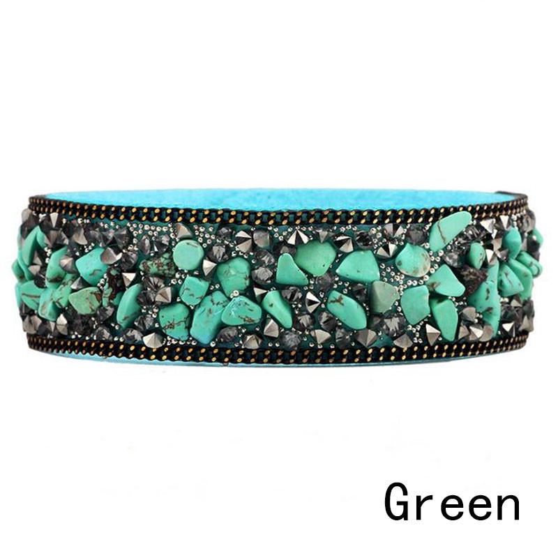 Женский браслет с натуральными кристаллами