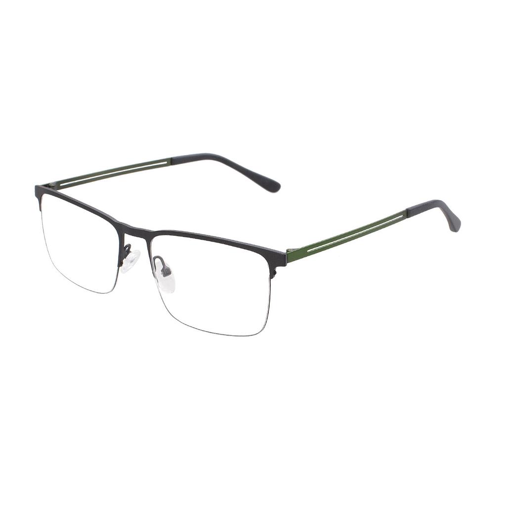 Sven Half-Frame Business Men's Miopia Glasses Square Frame Universal Casual Metal Glasses Frame Small Frame