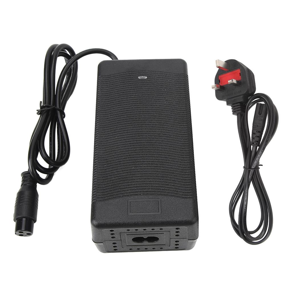 Electric Bike Charger 54.6V 2.5A Electric Bike Battery Power Supply with 3Prong GX16 Standard