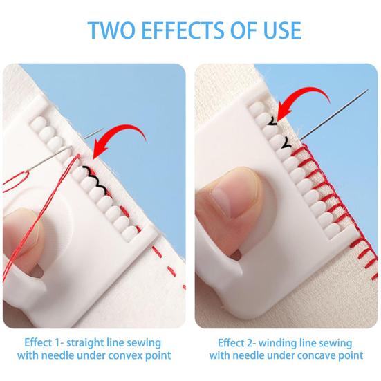 3 шт. Шаблон для шитья большого пальца, направляющая для ручного шитья, линейка для оверлока