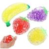 Toy Fruit Spongy Strawberry Stress Ball Toy Strawberry Bead Ball Squeeze Toys Fidget Squeeze Toys