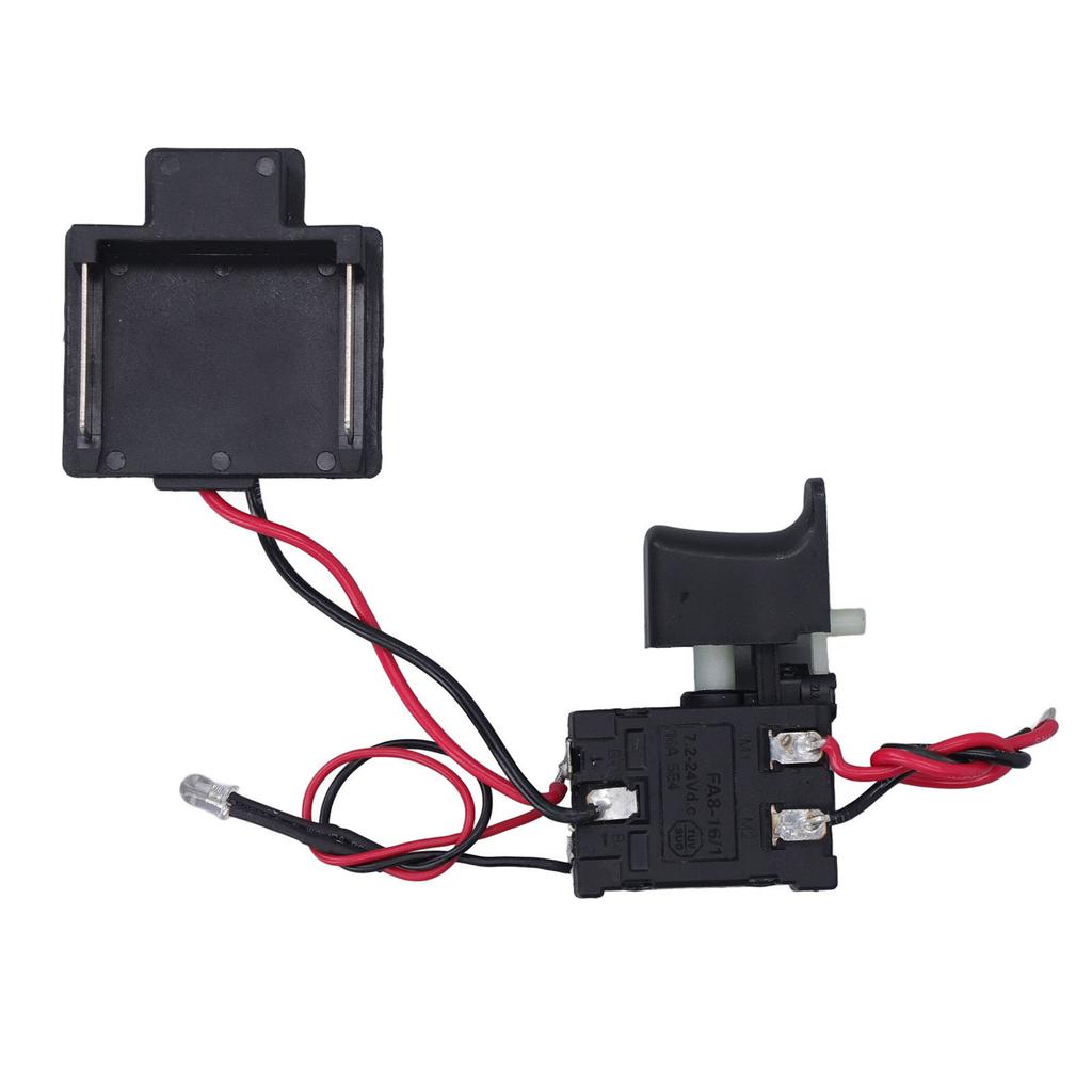 Ключ Триггерный переключатель Универсальный Электрический Регулятор скорости Переключатель ключа с подсветкой 7,2 до 24 В