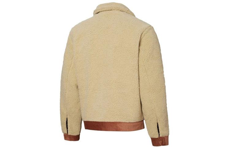 Мужские вельветовые куртки PUMA Мужские Коричневый Лацкан Умеренный Другое