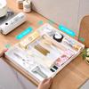 PakOne Cutlery Expandable Adjustable Cutlery Dish Kitchen Easy To Small Item Cosmetics Stationery X X Storage Box Expandable X X Case, 4-Sided Drawer,