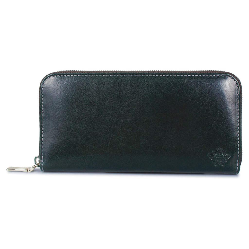 Wallet Long Wallet Douglas Round Zipper DOUGLAS Green [Orobianco] ORS-084309