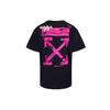 Stencil Arrow Oversized T-Shirt Black Men Tops OMAA038R191850151028