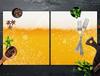 Glass stove top protector 2x45x52 Beer