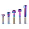 Rainbow Gold Titanium Bolts Taper Head Allen Key Bolts Durable Fixing Bolts  Bicycle Headset