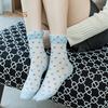 Women's Mesh Sheer Socks Heart Print Ruffle Ankle Socks Summer Ultra Thin Cool See Through Lace Socks