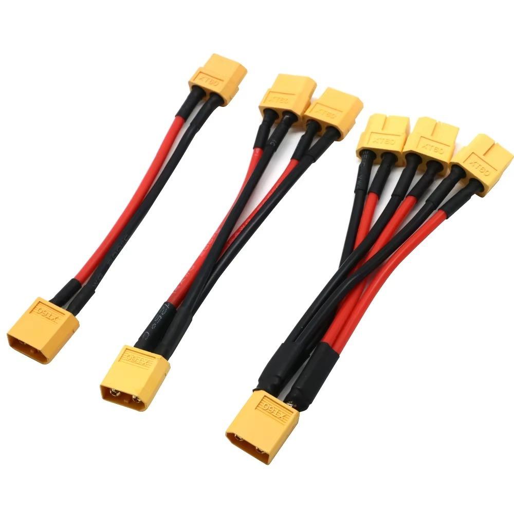 Male Female Plug Parallel Battery Connector XT60 Connector Cable for RC Battery Motors