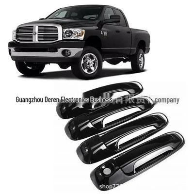 Глянцевые черные наклейки на ручки для 09-18 Dodge Ram 1500/2500 дверные ручки