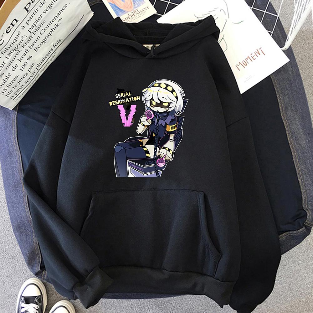 Убийственные дроны Uzi Doorman Hoodie Женщины Harajuku Смешные толстовки унисекс аниме мультфильм уличная одежда эстетический пуловер свитшот топы