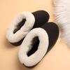 Мода 2024 модные зимние хлопковые тапочки для женщин новые утолщенные теплые ботинки для улицы нескользящая домашняя хлопковая обувь